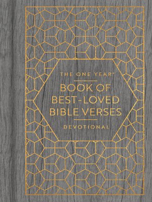 cover image of The One Year Book of Best-Loved Bible Verses Devotional